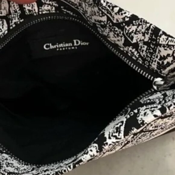 DIOR Beauty Plan de Paris Makeup Pouch NWOB - Picture 3 of 5